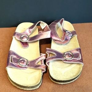 Sandals Size 13 Gymboree metallic pink